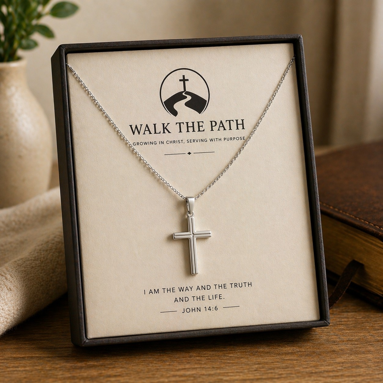 Pathway Cross Necklace